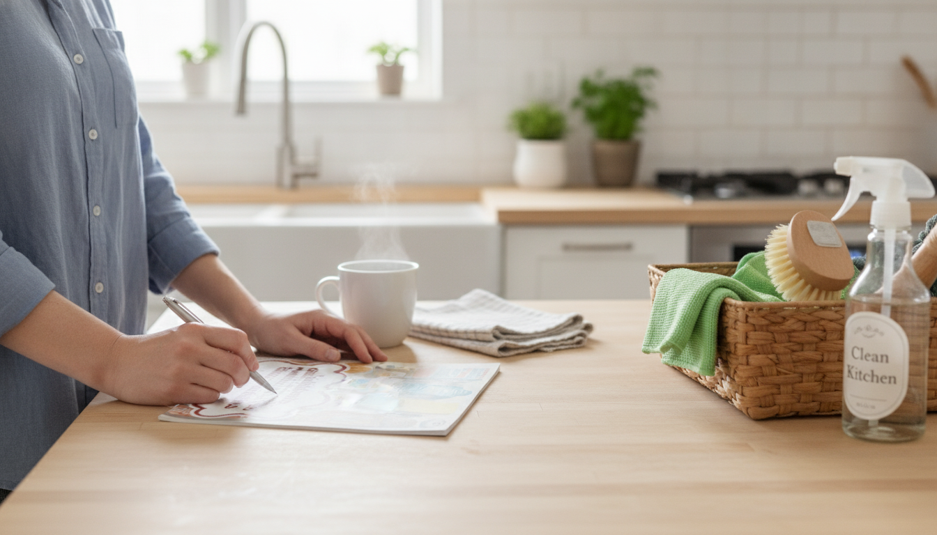 10-Minute Daily Kitchen Reset Checklist for a Spotless Home