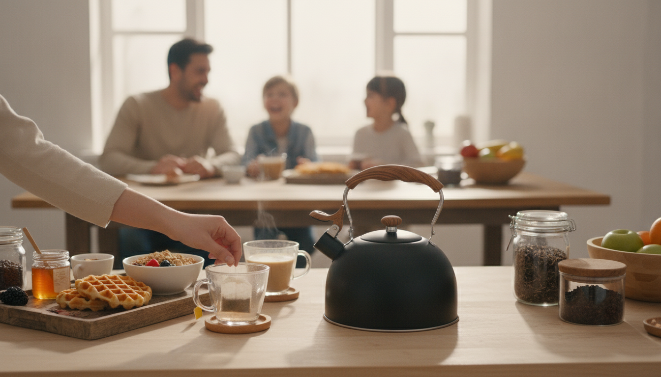 2.5L Electric Whistling Kettle for Fast Family Boils