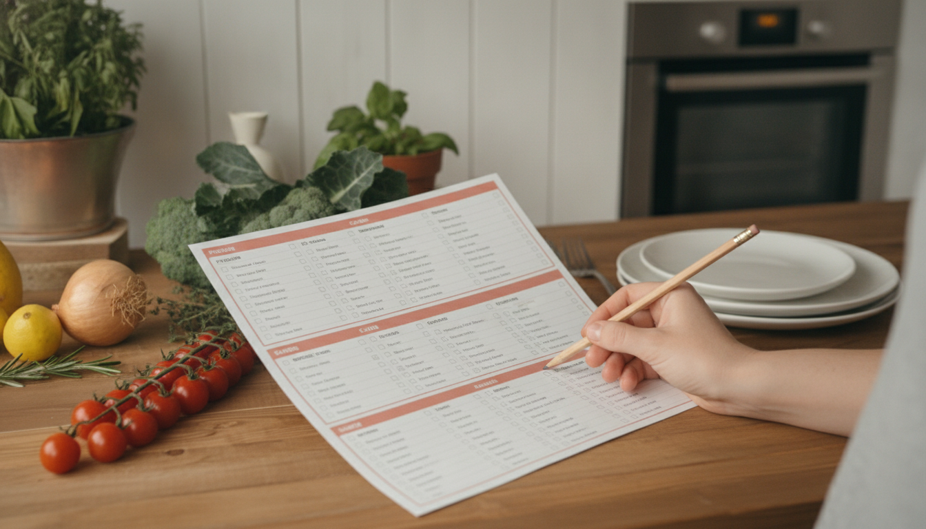 Dinner for Two Made Simple: Mix-and-Match Checklist