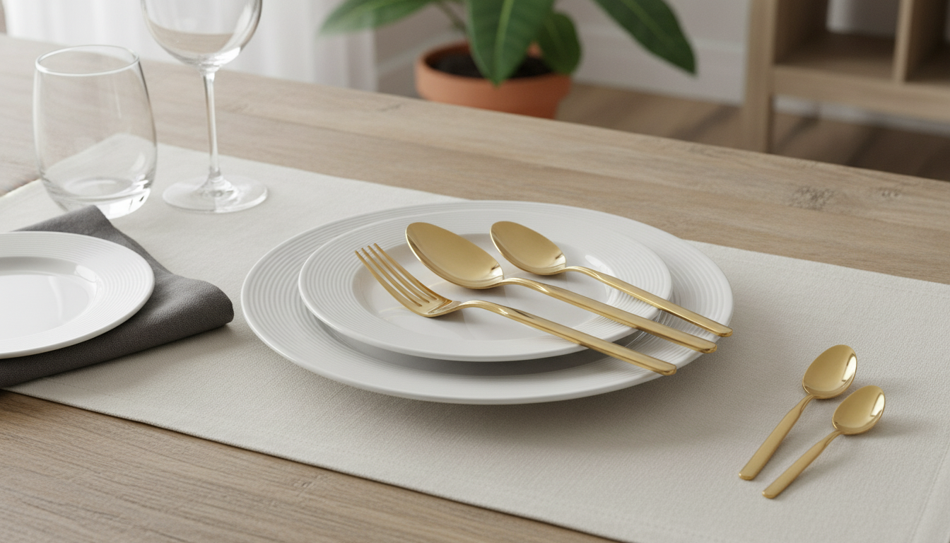 Luxury 24-Piece Stainless Steel Cutlery Set (Service for 6)