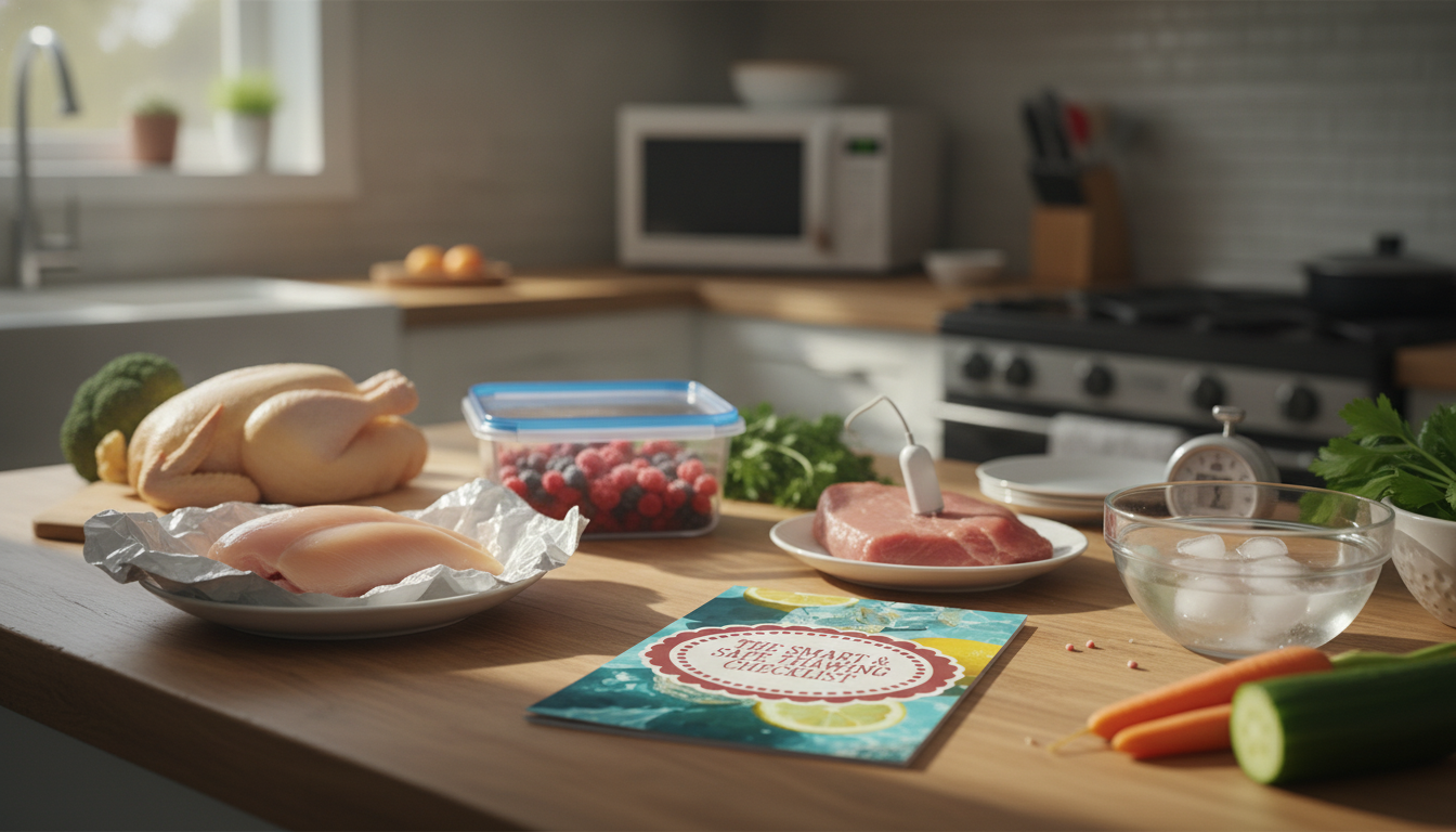 Safe Thawing Checklist: Fridge, Cold Water & Microwave