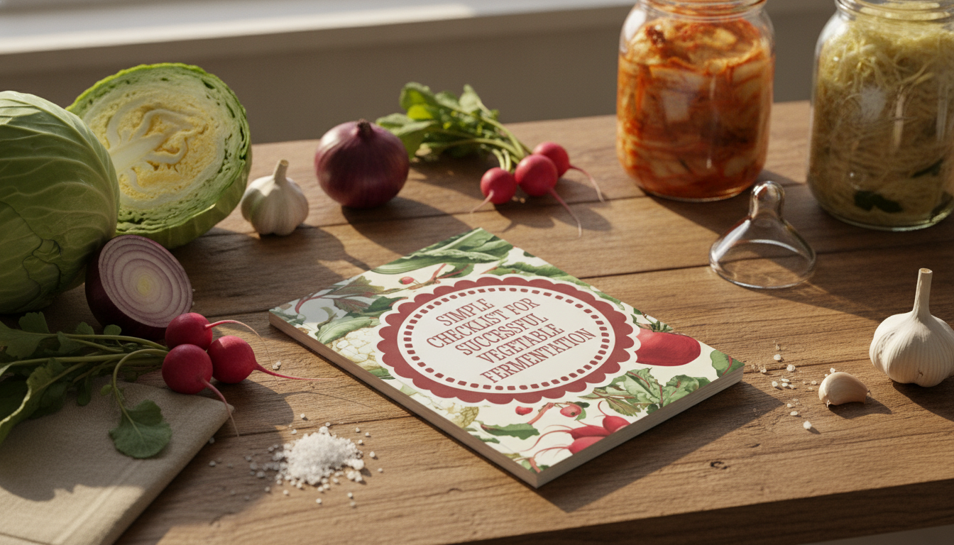 Vegetable Fermentation Checklist: Salt, Time, Crunch